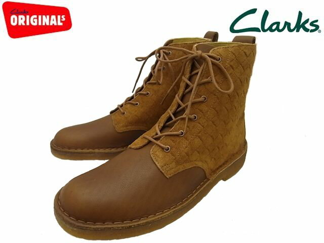 クラークス デザートベロア メンズ タバコ レザー ブーツ Clarks DESERT VELOUR 20352238 TABACCO LEATHER UK規格