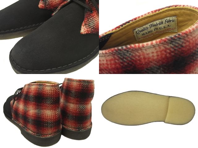 ���顼���� �ǥ����ȥ֡��� ��� ��å� ����� �������� �֡��� Clarks DESERT BOOT 20356342 RED COMBI SUEDE UK����