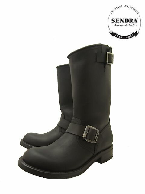 SENDRA 2944(W) SPRINTER NEGRO センドラ　ウィメンズ 10インチ エンジニア ブーツ