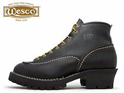 ウエスコ ブーツ（メンズ） ウエスコ ジョブマスター Wesco JOBMASTER 6インチ 106100 ブラック ブラックソール