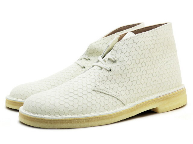 クラークス デザートブーツ メンズ オフホワイト スエード ブーツ Clarks DESERT BOOT 26115228 OFF WHITE SUEDE UK規格