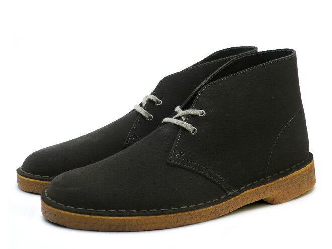 クラークス デザートブーツ メンズ ダークグレー スエード ブーツ Clarks DESERT BOOT 26129906 DARK GREY SUEDE US規格