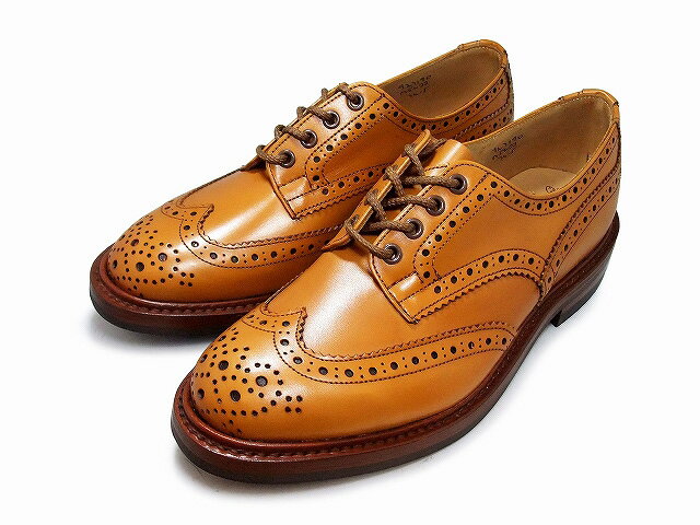 トリッカーズ バートン カントリーブーツ ウィングチップ エイコンアンティーク メンズ ブーツ Tricker's M5633 Bourton Country Shoe Acorn antique