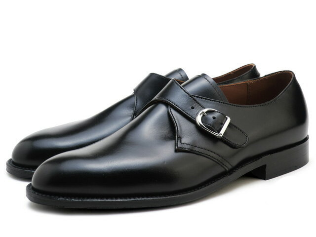 オールデン モンクストラップ ALDEN 955 ブラック プレーントゥ Dワイズ メンズ シューズ ビジネス ドレス 靴 アメリカ製 MONK STRAP MADE IN USA