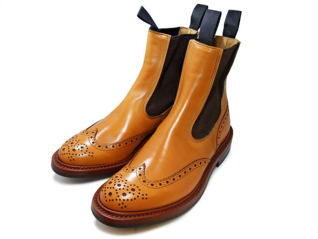 ȥå ȥ꡼֡ ɥ 󥢥ƥ 󥰥å ǥ ֡ ɥ֡ Tricker's L2754 Henry Elastic Brogue Boot Acorn Antique