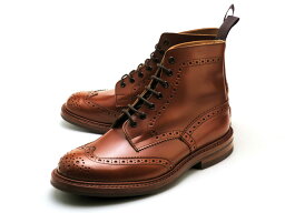 トリッカーズ カントリーブーツ ストウ ウィングチップ マロン アンティーク ダイナイトソール メンズ ブーツ Tricker's M5634 Country Boot Stow Marron Antique