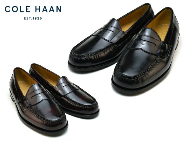 コールハーン ローファー シューズ メンズ ピンチ ペニー ブラック バーガンディー COLE HAAN 03503 03504 PINCH PENNY LOAFER BLACK BURGUNDY