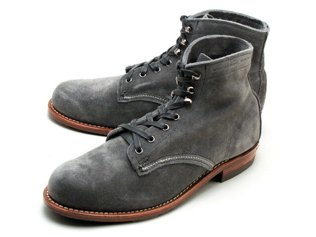 ウルヴァリン 1000マイルブーツ グレー スエード メンズ ブーツ ウルバリン WOLVERINE 1000 MILE BOOT W40193 Grey Suede MADE IN USA