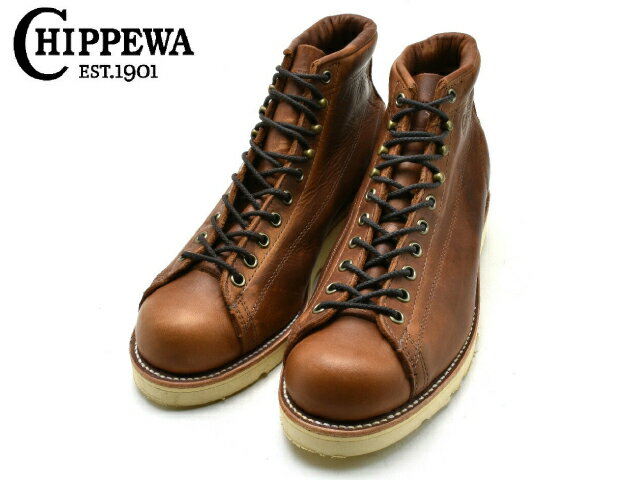 チペワ モンキーブーツ CHIPPEWA ブラウン 1901A99 レーストゥトゥ CHIPPEWA 6