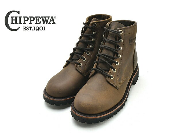 チペワ 6インチ レースアップ クラシック 2.0 CHIPPEWA CLASSIC 2.0 PECAN NC2080 チョコレートアパッチ ワークブーツ メンズ