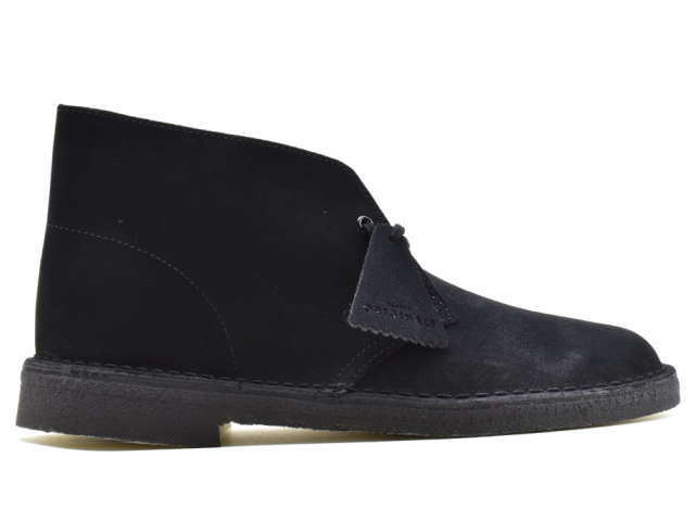 クラークス デザートブーツ スエード CLARKS DESERT BOOT 26138227 BLACK SUEDE MENS メンズ 【US規格】