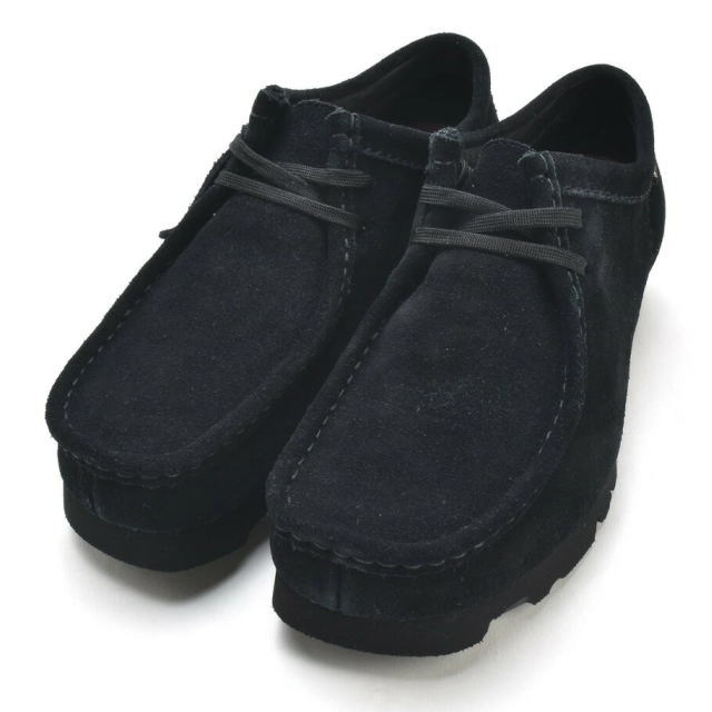 クラークス ワラビー ゴアテックス CLARKS WALLABEE GTX 26149449 GORE-TEX ブラックスエード BLACK SUEDE メンズ ブーツ 防水