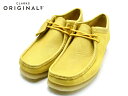 N[NX r[ [ CLARKS WALLABEE UKKi 26154742 CG[XG[h YELLOW