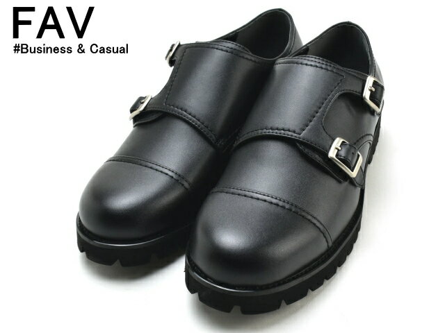 ファブFAVビジネスシューズダブル...