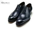 サントーニ Santoni ホールカット ダークブルー 16229 メンズ ビジネス ドレス