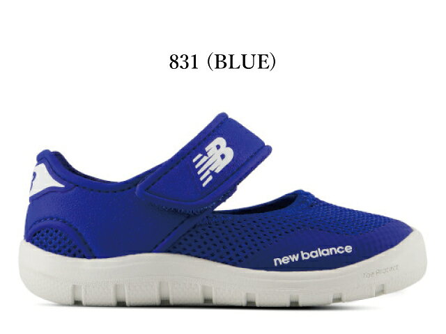 乐天商城 - ニューバランス ベビー スニーカー サマーシューズ 208 new balance I208 IO208 831 ブルー サンダル キッズ ベビー 子供靴