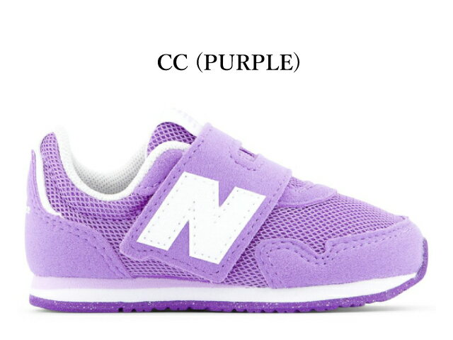 乐天商城 - ニューバランス ベビー キッズ ジュニア 323 new balance I323 IV323 CC パープル 子供靴 スニーカー 通園 運動会 新作