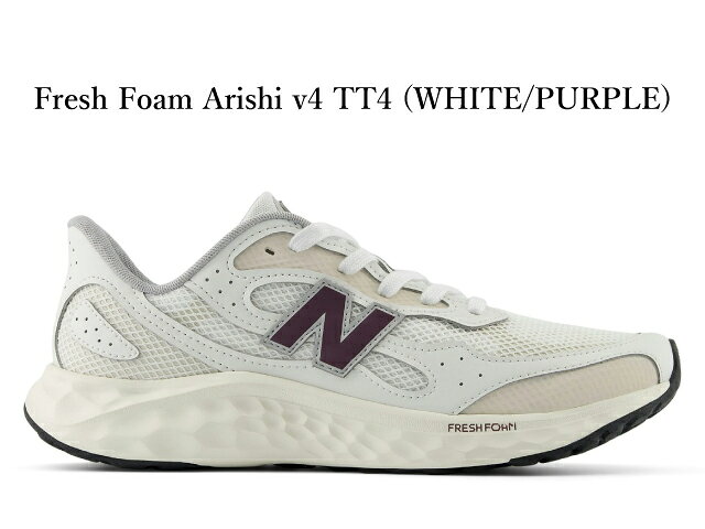 乐天商城 - ニューバランス フレッシュフォーム アリシ new balance Fresh Foam Arishi v4 MARIS TT4 ホワイト グリーン ランニング ウォーキング メンズ 2E スニーカー