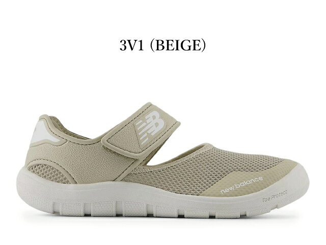 乐天商城 - ニューバランス キッズ スニーカー サマーシューズ 208 new balance Y208 YO208 3V1 ベージュ サンダル キッズ ベビー 子供靴
