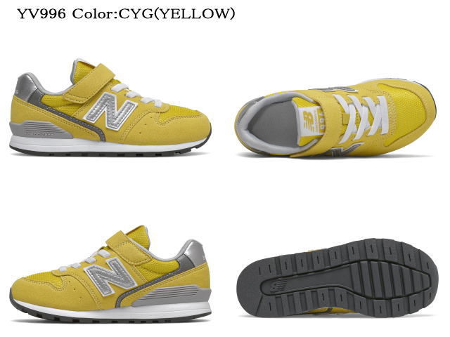 ニューバランス キッズ ジュニア 996 YV996 newbalance グレー ネイビー ピンク ベージュ グリーン CCP CYG AWT ATG AMN UPN ULV CGY CNV CPK CBE CGN COR HBK HGY HPN TM 子供靴 スニーカー 子供靴 kids baby