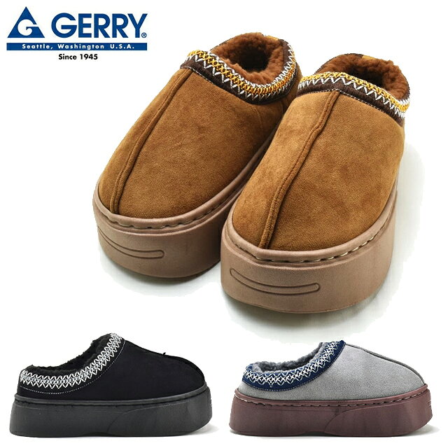 Rakuten - ジェリー サボサンダル クロッグ レディース GERRY 7522 サンダル 靴 ボア 起毛 軽量