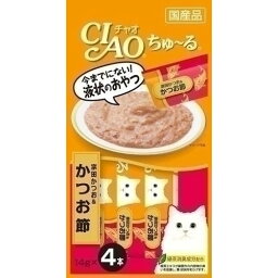 いなばペットフード CIAO ちゅ～る おやつ 猫用 14g×4本 国産 スナック 宗田かつお チュール ちゅーる