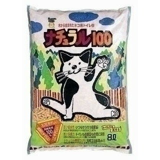 スーパーキャット スーパーキャット ナチュラル100 8L 猫砂 猫用 ペット用