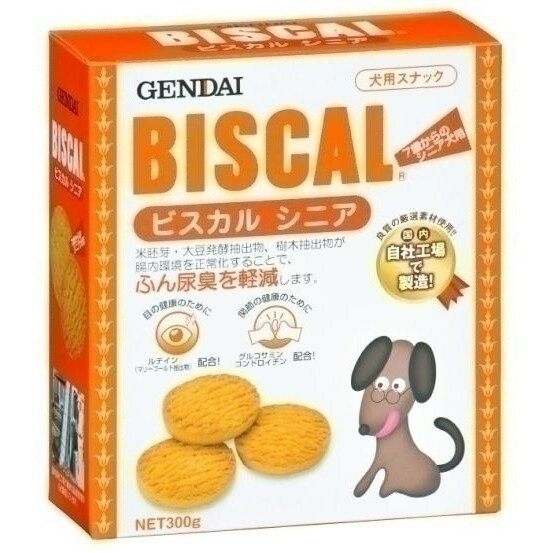 現代製薬 現代 ビスカルシニア 300g 犬用スナック おやつ ペット