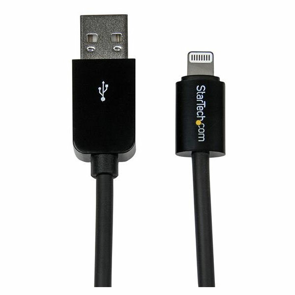 乐天商城 - StarTech USBLT2MB ブラック [iPhone/iPod/iPad対応Lightning - USBケーブル(2m)] 【同梱配送不可】【代引き・後払い決済不可】【沖縄・北海道・離島配送不可】