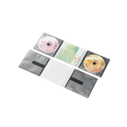 【10/25!エントリーでP10倍】 ELECOM CCD-DP2C10BK [CD/DVD用スリム収納ソフトケー...