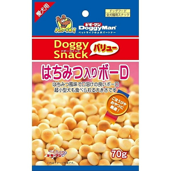 ドギーマン DSV はちみつ入りボーロ 70g おやつ ペット 犬用