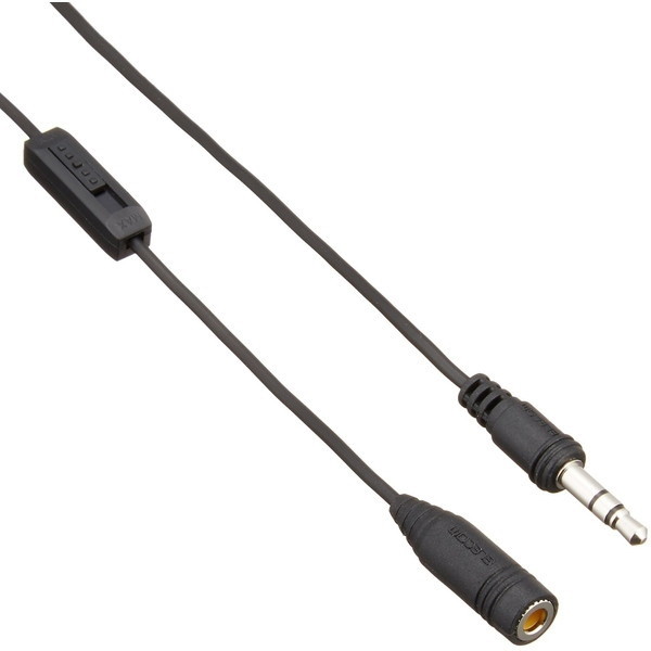ELECOM EHP-TVE0130BK [ボリュームコントローラ付ヘッドホン延長コード 3.0m]