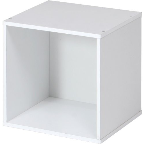 Color Boxes - 不二貿易 81901 キューブボックス ホワイト CB35OP(WH)【同梱配送不可】【代引き不可】【沖縄・北海道・離島配送不可】