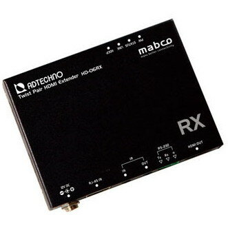 納期の変動が激しいため、ご注文前に必ず納期お問合せください ADTECHNO HD-06RX HDBaseT HDMIエクステンダー RX 受信機 商品です
