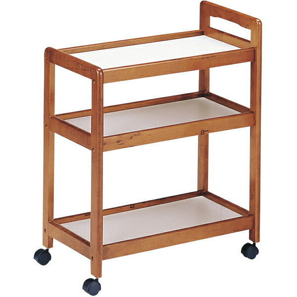 スペック* サイズ:　.W585×D340×H740mm　.棚内寸(上): W545×D275×H155mm　.(下): W545×D275×H270mm* 素材:　.天板/棚板: MDF(4mm厚) 表面(塗装 ホワイト) 裏面(プリント紙貼り 木目柄)　.フレーム:天然木(ラバーウッド) 塗装 ※キャスター:ストッパーなし