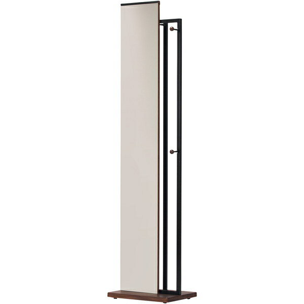 弘益 HM-400(BR) ハンガー付ミラー ブラウン メーカー直送