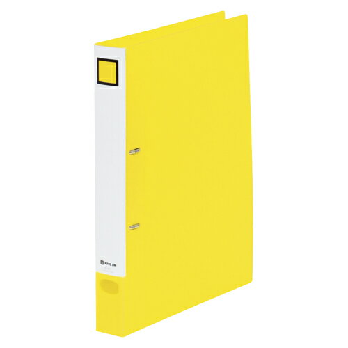 KING JIM Dリングファイル＜脱着＞A4S 黄 687