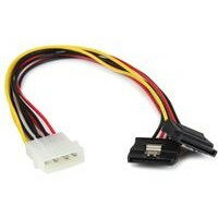 StarTech PYO2LP4LSATA [�ڥ�ե�����Ÿ����ͥ���(����/4�ԥ�)-SATA�Ÿ����ͥ���(�᥹/15�ԥ�) 30cm]