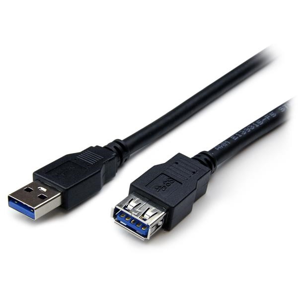 StarTech USB3SEXT1MBK [USB 3.0Ĺ֥(1m)] ƱԲġۡʧԲġۡڲ졦̳ƻΥԲġ