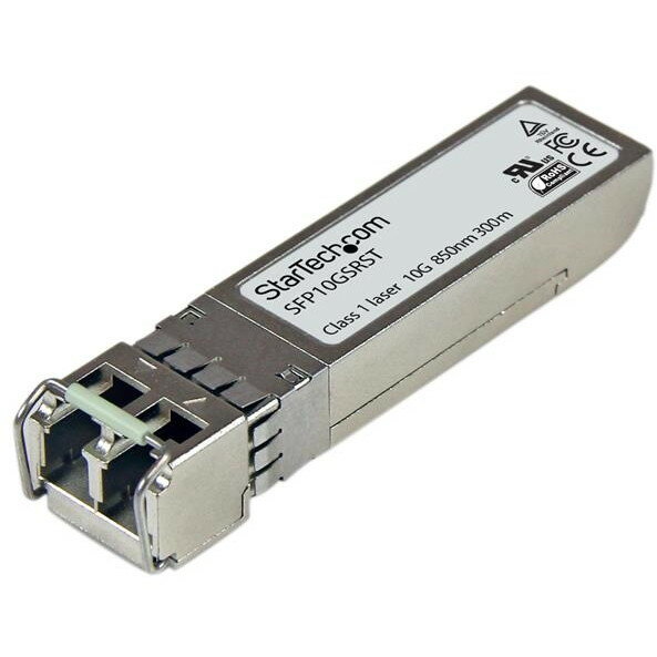 StarTech SFP10GSRST [10GBase-SR準拠SFP光トランシーバモジュール] 【同梱配送不可】【代引き・後払い..