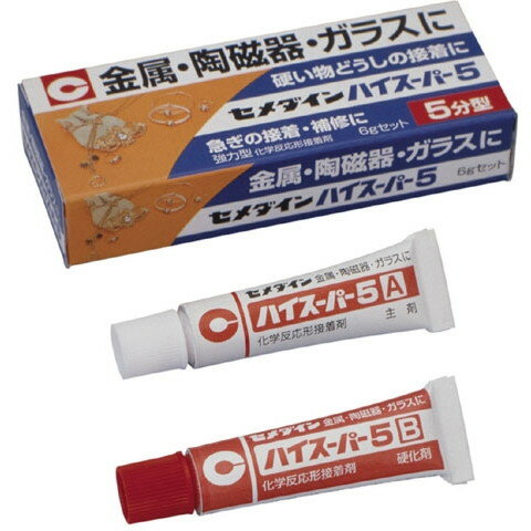 セメダイン セ) ハイスーパー5 6gセット 箱 CA-183