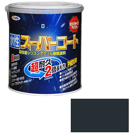 アサヒペン 水性スーパーコート 1.6L (ブラングレー)