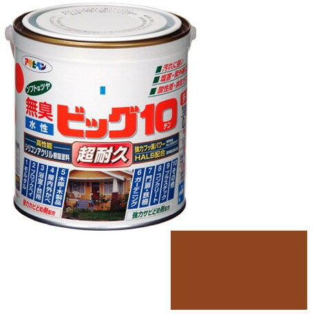 商品説明★ 特殊フッ素樹脂、反応硬化型シリコン変性アクリル樹脂、紫外線防止材(HALS)の相乗効果により、汚れにくく、耐久性に優れた高性能塗料 サビドメ剤・防カビ剤を配合していますので、長期間サビやカビの発生を防ぎます。 いやな臭いのしない無臭タイプで、一回塗りで仕上がります。スペック* 規格: 0.7L* カラー: 232カーキー色* 重量: 1000g