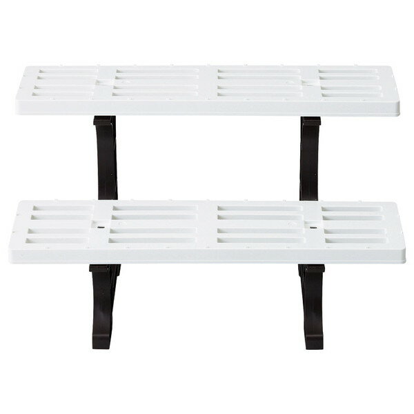 10201596 FS550WBR フラワースタンド2段ツートン