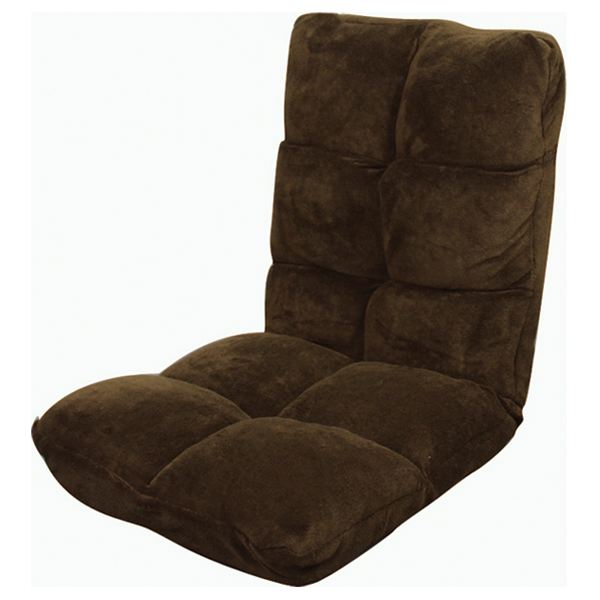 【エントリーでP5倍!20日20:00-27日1:59】 AZUMAYA もこもこリクライナー FKC-006-BR [リクライニングチェア ブラウン] メーカー直送