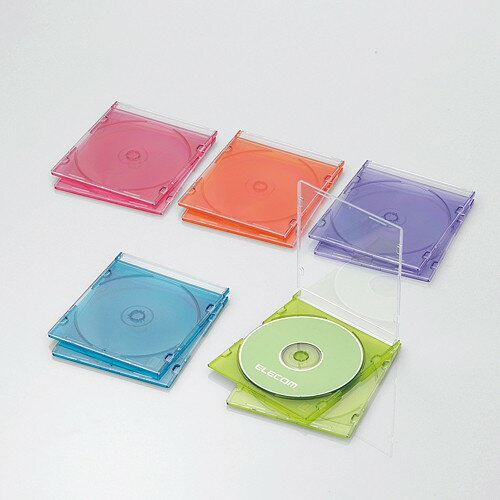 ELECOM CCD-JSCS10ASO 5���������� [Blu-ray/DVD/CD������ 10�祻�å�(�����/PS/1���Ǽ)]