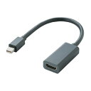 ELECOM AD-MDPHDMIBK ubN [Mini DisplayPort-HDMIϊA_v^]