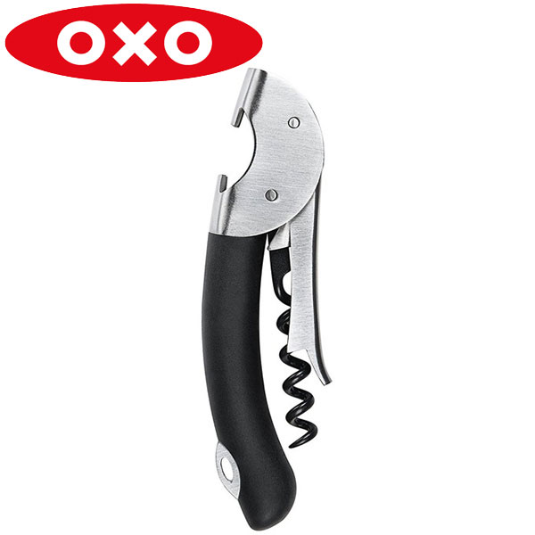 OXO(オクソー）ソムリエナイフ 3110200ナイフ カッター 栓抜き ソムリエ ワイン オープナー バー 用品 フォイルカッター コルクスクリュー プレゼント ギフト　贈り物