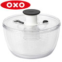 OXO(オクソー）クリアサラダスピナー(小) 11230500 サラダ 水切り 器 野菜 ドライヤー ...