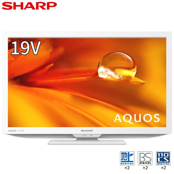 SHARP 㡼 ᡼ݾб б 2T-C19DE-W վƥ AQUOS 19V ۥ磻 Ͼ塦BS110...